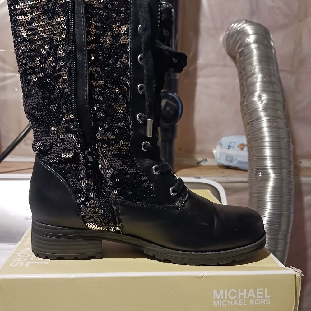 Girls Michael kors sparkle boots size 4